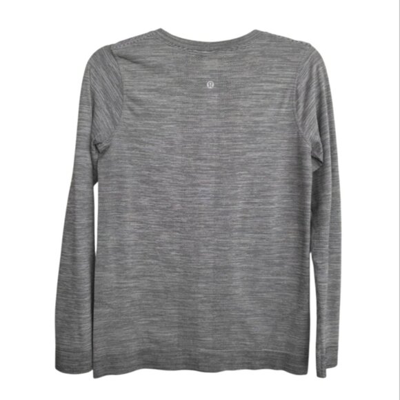Lululemon Swiftly Tech Long Sleeve Top Gray Size 4 - Picture 5 of 8